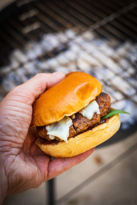 Franse BBQ recepten: burger van eend