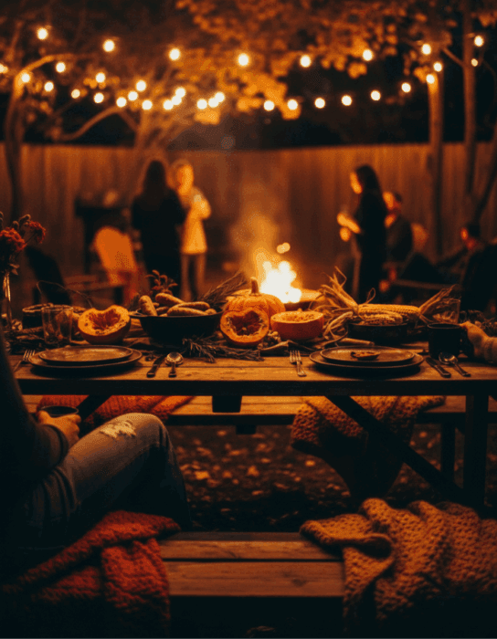 Herfst BBQ tuinfeest