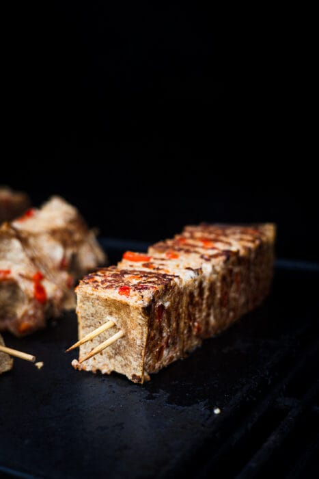 Tortilla Kebab spies op de BBQ