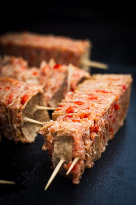 Tortilla Kebab spies op de BBQ