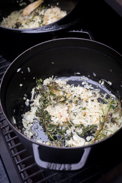 Lamsragout van de BBQ