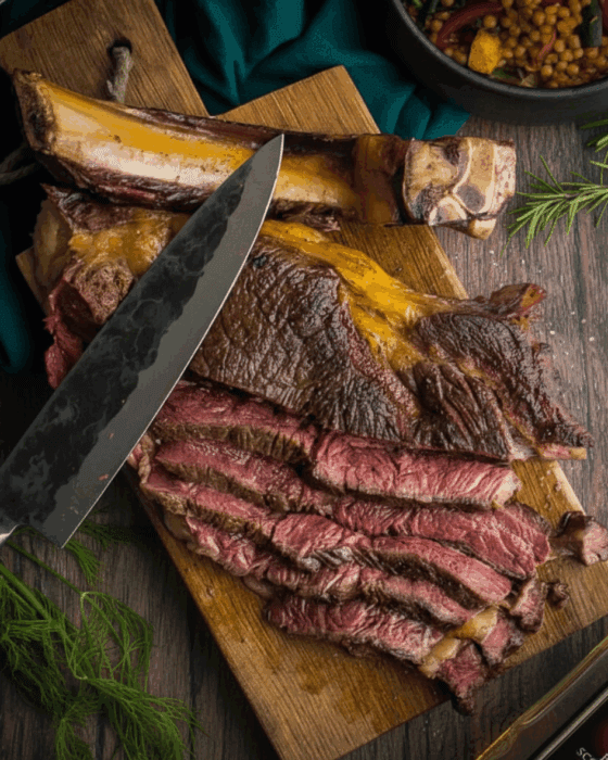 cote de boeuf op de BBQ