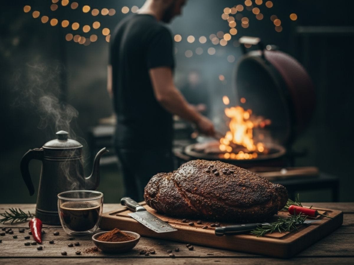 BBQ met koffie