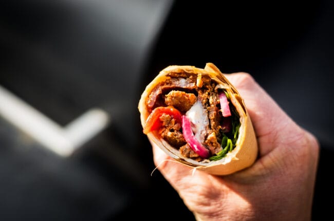 Döner Kebab van de BBQ