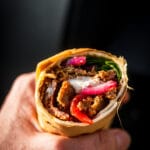 Döner Kebab van de BBQ
