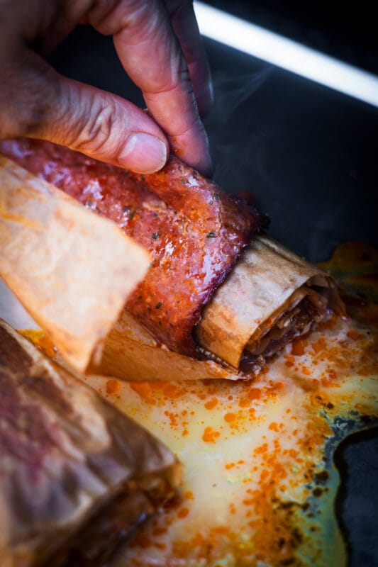 Virale Döner Kebab van de BBQ