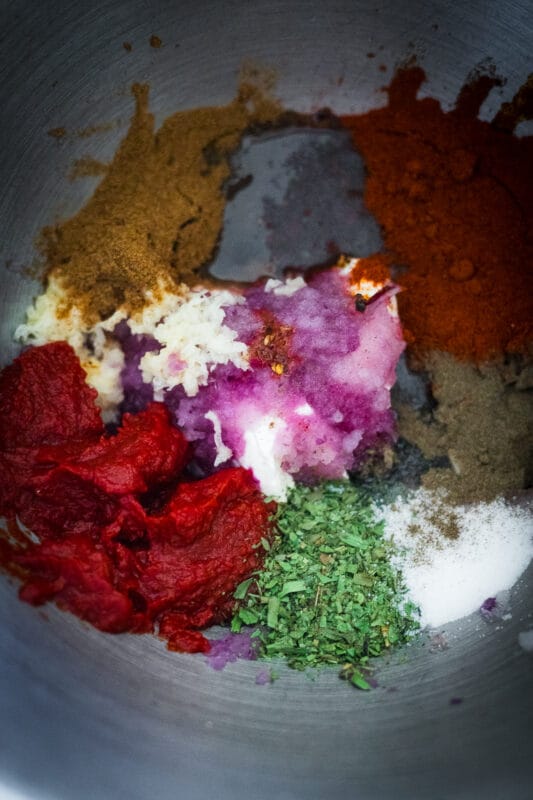 Döner Kebab van de BBQ Kruiden