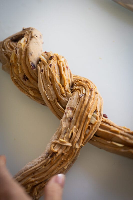 Speculaas vlechtbrood op de BBQ