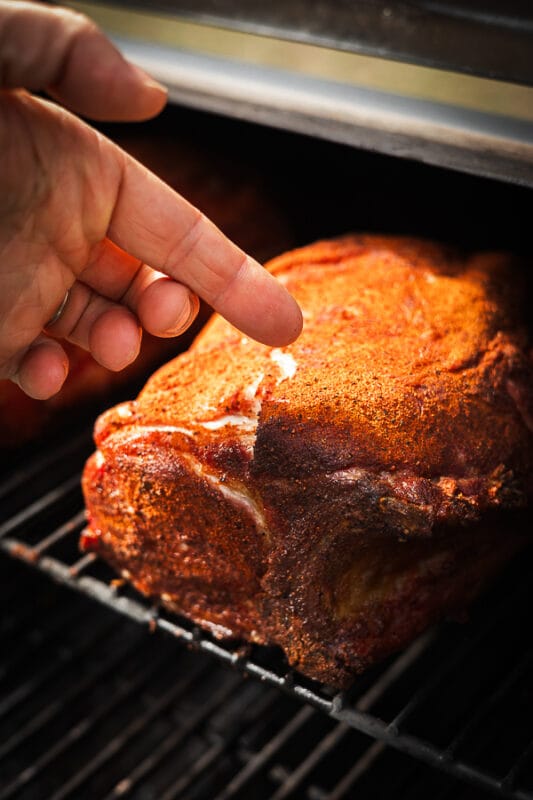 Eerste keer Pulled Pork maken op de BBQ. 