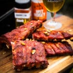 Malse ribbetjes van de BBQ