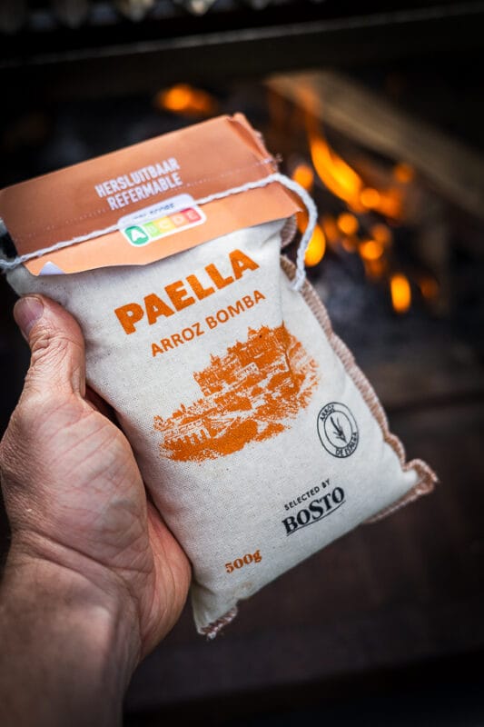 BBQ Paella bomba rijst