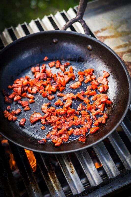 Chorizo crumble