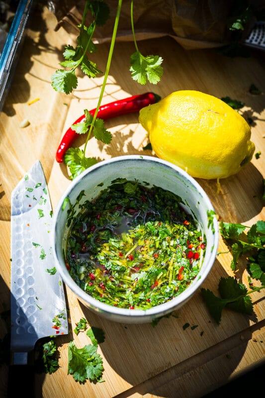 inktvis marinade